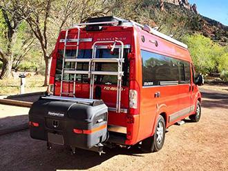 enclosed bike carrier for rv