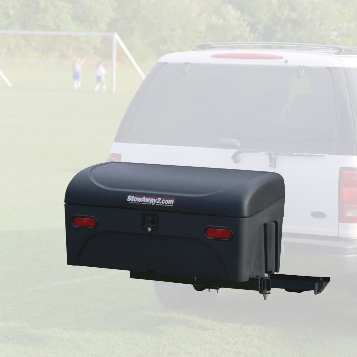 stowaway standard cargo carrier with swingaway frame