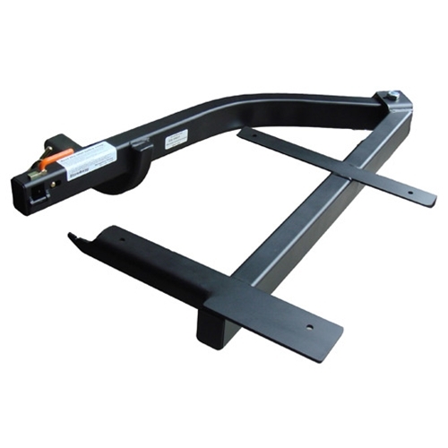 heavy duty swing away hitch mounted cargo carrier