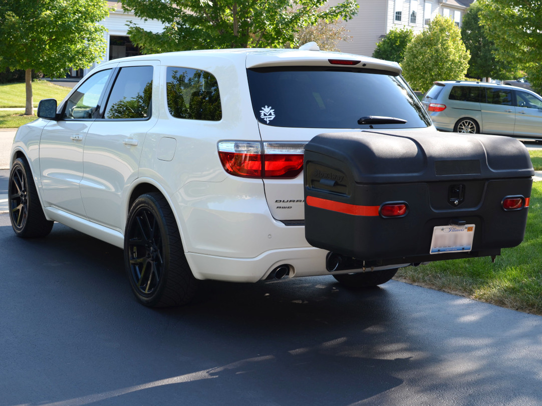 Dodge Durango with StowAway MAX Hitch Mount Cargo Carrier