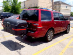 Stowaway Max Carrier on Lincoln Navigator.