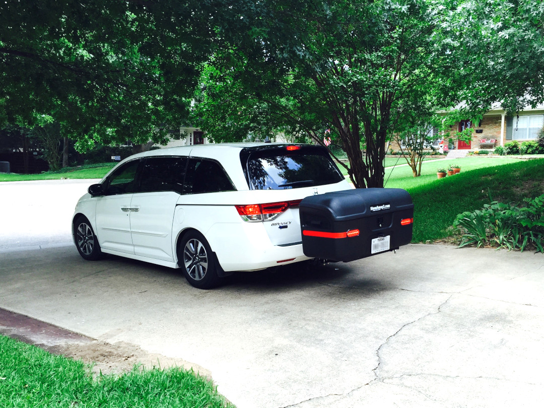 Honda Odyssey with StowAway MAX Hitch Cargo Carrier